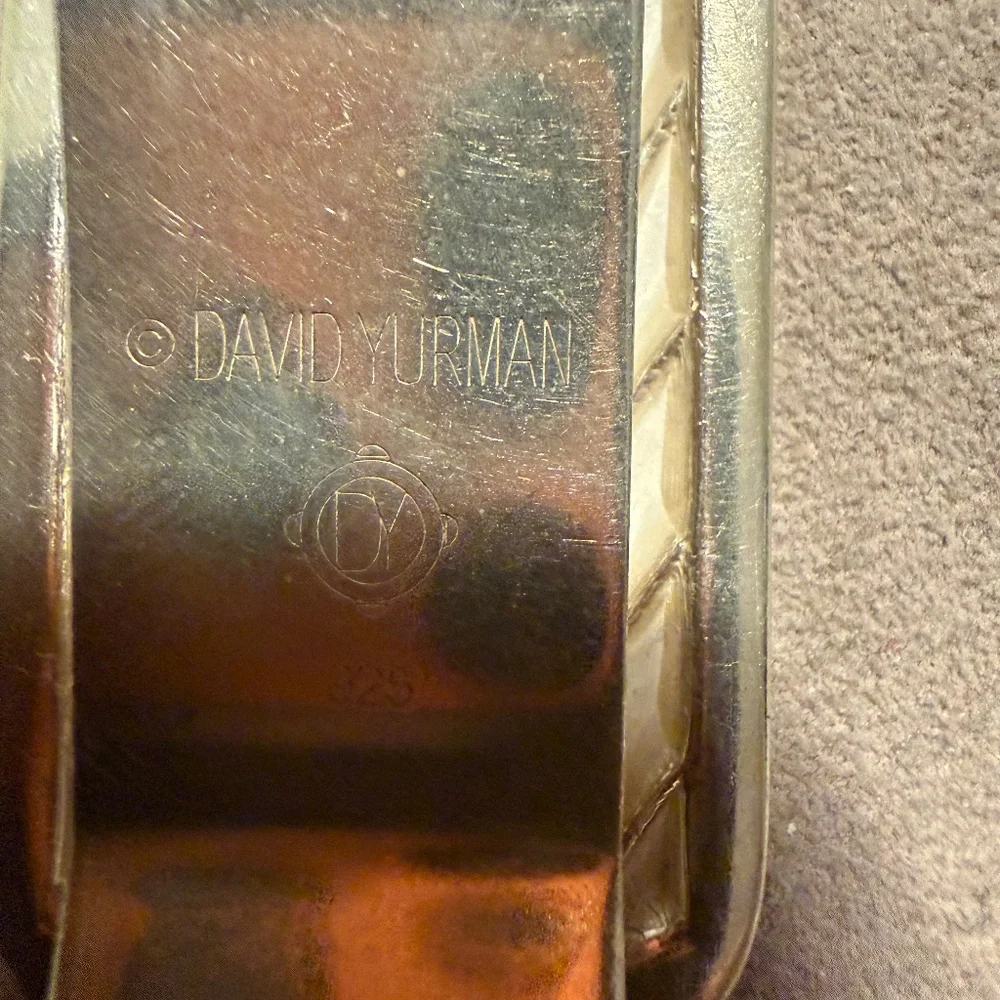 Authentic Silver David Yurman Money Clip (pre owned)